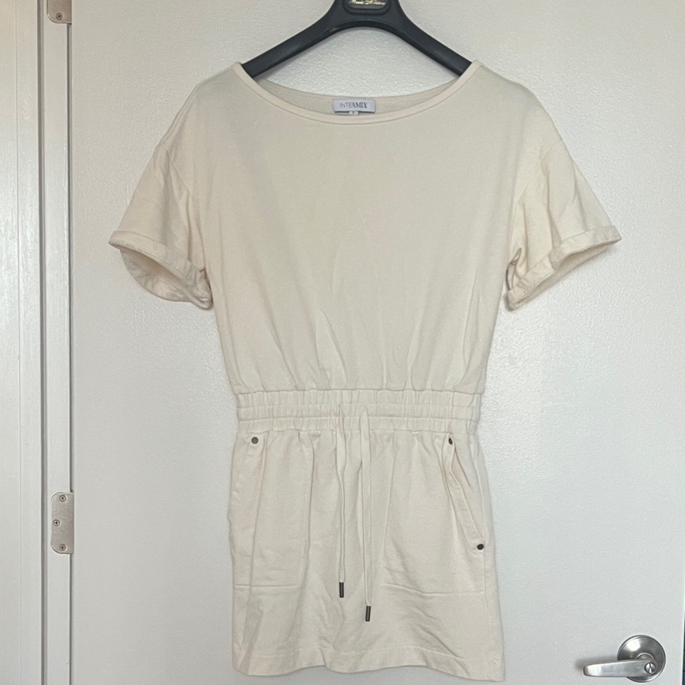 INTERMIX Ivory Knit Dress